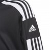 ADIDAS Felpa Calcio Zip Training Squadra 21 Nero Bianco Bambino