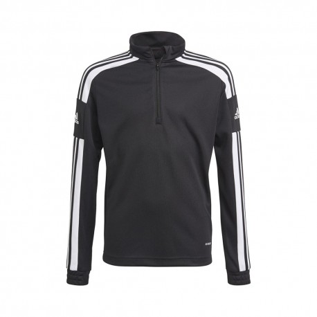 ADIDAS Felpa Calcio Zip Training Squadra 21 Nero Bianco Bambino