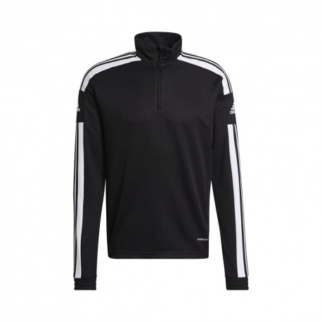 ADIDAS Felpa Calcio Zip Training Squadra 21 Nero Bianco Uomo