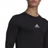 ADIDAS Maglia Compression Techfit Nero Uomo