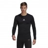 ADIDAS Maglia Compression Techfit Nero Uomo