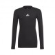 ADIDAS Maglia Compression Techfit Nero Bambino