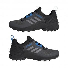 ADIDAS Terrex Swift R3 GORE-TEX Nero Blu - Scarpe Trail Running Uomo