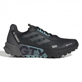 ADIDAS Terrex Agravic Flow Nero Azzurro - Scarpe Trail Running Uomo