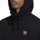 ADIDAS Originals Felpa Con Cappuccio Logo Piccolo Nero Uomo
