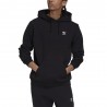 ADIDAS Originals Felpa Con Cappuccio Logo Piccolo Nero Uomo