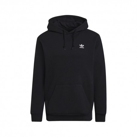ADIDAS Originals Felpa Con Cappuccio Logo Piccolo Nero Uomo XL
