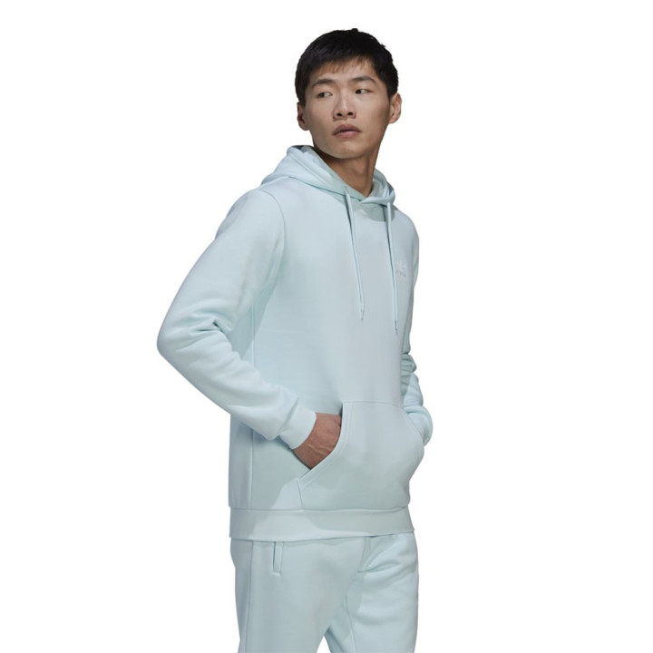 ADIDAS Originals Felpa Logo Piccolo Azzurro Uomo