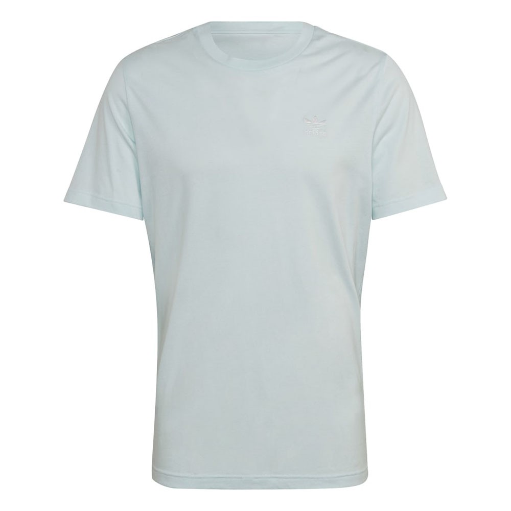 Image of ADIDAS Originals T-Shirt Logo Piccolo Azzurro Uomo S