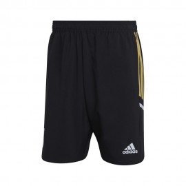 ADIDAS Pantaloncini Calcio Juve Dt Nero Bianco Uomo