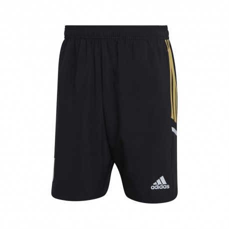 ADIDAS Pantaloncini Calcio Juve Dt Nero Bianco Uomo