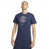 Nike Maglia Maniche Corte Psg Crest Blu Uomo