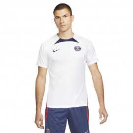 Nike Maglia Maniche Corte Psg Strike Bianco Blu Uomo