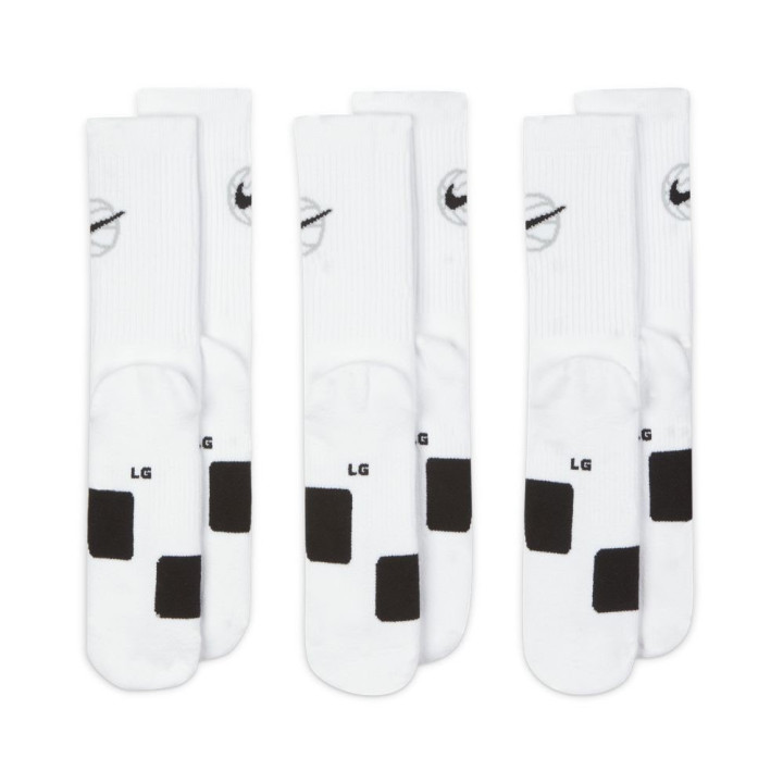 Nike Calze X3  Everyday Crew Bianco