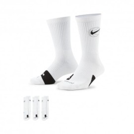 Nike Calze Basket X3 Everyday Crew Bianco