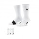 Nike Calze Basket X3 Everyday Crew Bianco