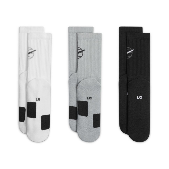 Calza X3 Everyday Crew Bianco Grigio Nero