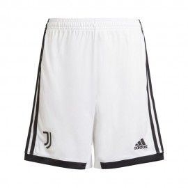 ADIDAS Pantaloncini Calcio Juve Home 22/23 Bianco Nero Bambino