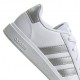 ADIDAS Grand Court 2.0 Gs Bianco Argento - Sneakers Bambina