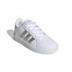 ADIDAS Grand Court 2.0 Gs Bianco Argento - Sneakers Bambina