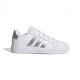 ADIDAS Grand Court 2.0 Gs Bianco Argento - Sneakers Bambina