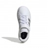 ADIDAS Grand Court 2.0 El K Ps Bianco Argento - Sneakers Bambina