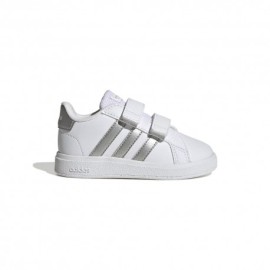 ADIDAS Grand Court 2.0 Cf Td Bianco Argento - Sneakers Bambina