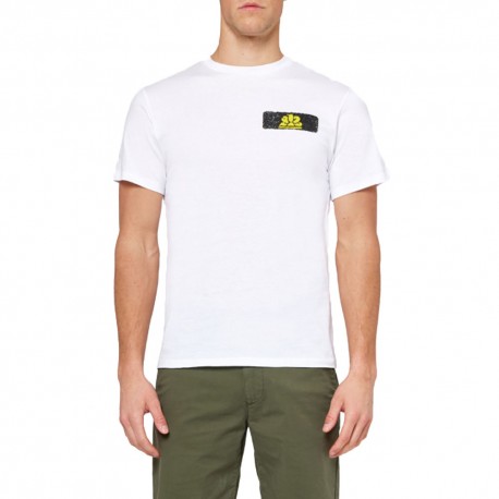 Sundek T-Shirt Logo Preistoria Bianco Uomo