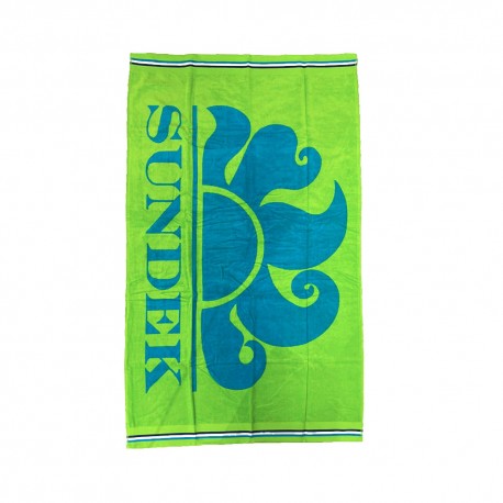 Sundek Telo Mare New Classic Logo Fluo Verde