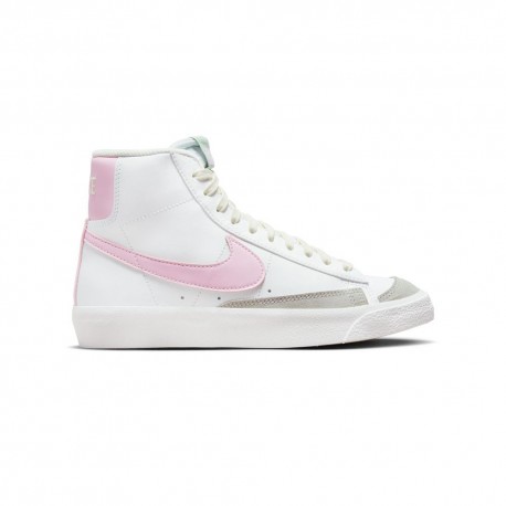 Nike Blazer Mid 77 Gs Panna Rosa - Sneakers Bambina