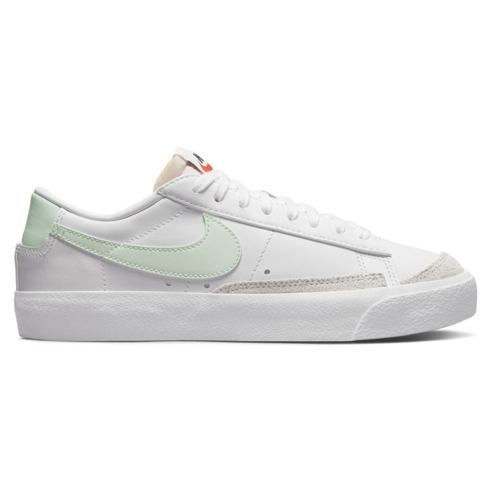 Nike Blazer Low 77 Bianco Verde Chiaro - Sneakers Donna EUR 37,5 / US 6,5