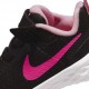 Nike Revolution 6 Td Nero Fuxia - Sneakers Bambino