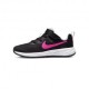 Nike Revolution 6 Ps Nero Fuxia - Sneakers Bambino