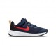 Nike Revolution 6 Ps Blu Arancio - Sneakers Bambino