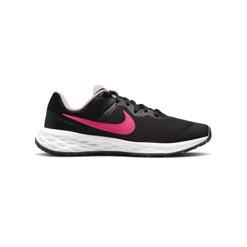 Nike Revolution 6 Gs Nero Fuxia - Scarpe Ginnastica Bambino EUR 37.5 / US 5Y