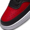 Nike Court Vision Low Nero Rosso - Sneakers Uomo