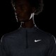 Nike Maglia Running Hzip Element Grigio Uomo