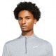 Nike Maglia Running Hzip Element Grigio Uomo