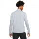 Nike Maglia Running Hzip Element Grigio Uomo