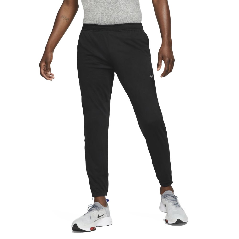 Image of Nike Pantaloni Running Df Challenger Knit Nero Argento Uomo L