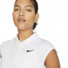 Nike Polo Tennis Victory Bianco Nero Donna
