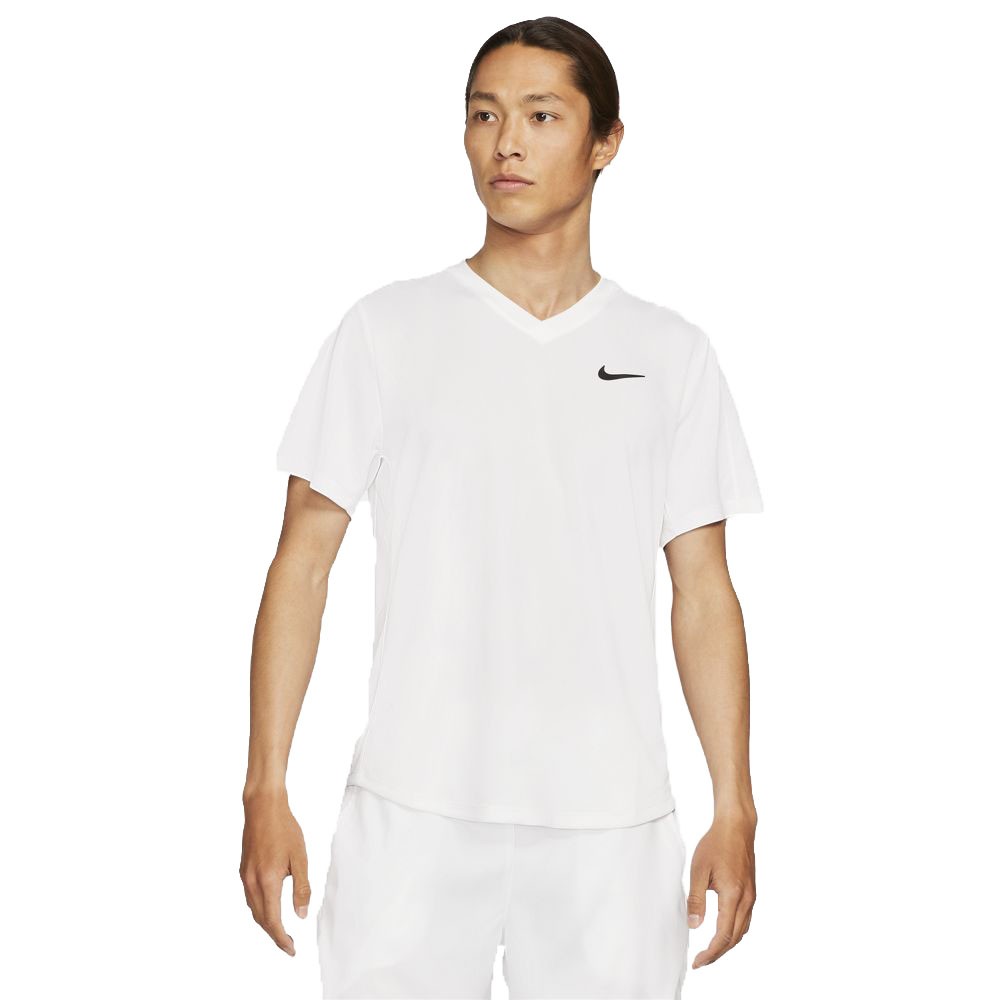 Nike Maglia Tennis Victory Bianco Nero Uomo M