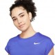 Nike Maglia Tennis Victory Top Blu Bianco Donna