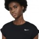 Nike Maglia Tennis Victory Top Nero Bianco Donna