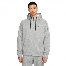 Nike Felpa Palestra Con Cerniera Grigio Uomo