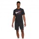 Nike Maglietta Palestra Swoosh Nero Uomo