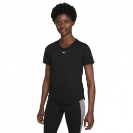 Nike Maglietta Palestra Logo Nero Donna