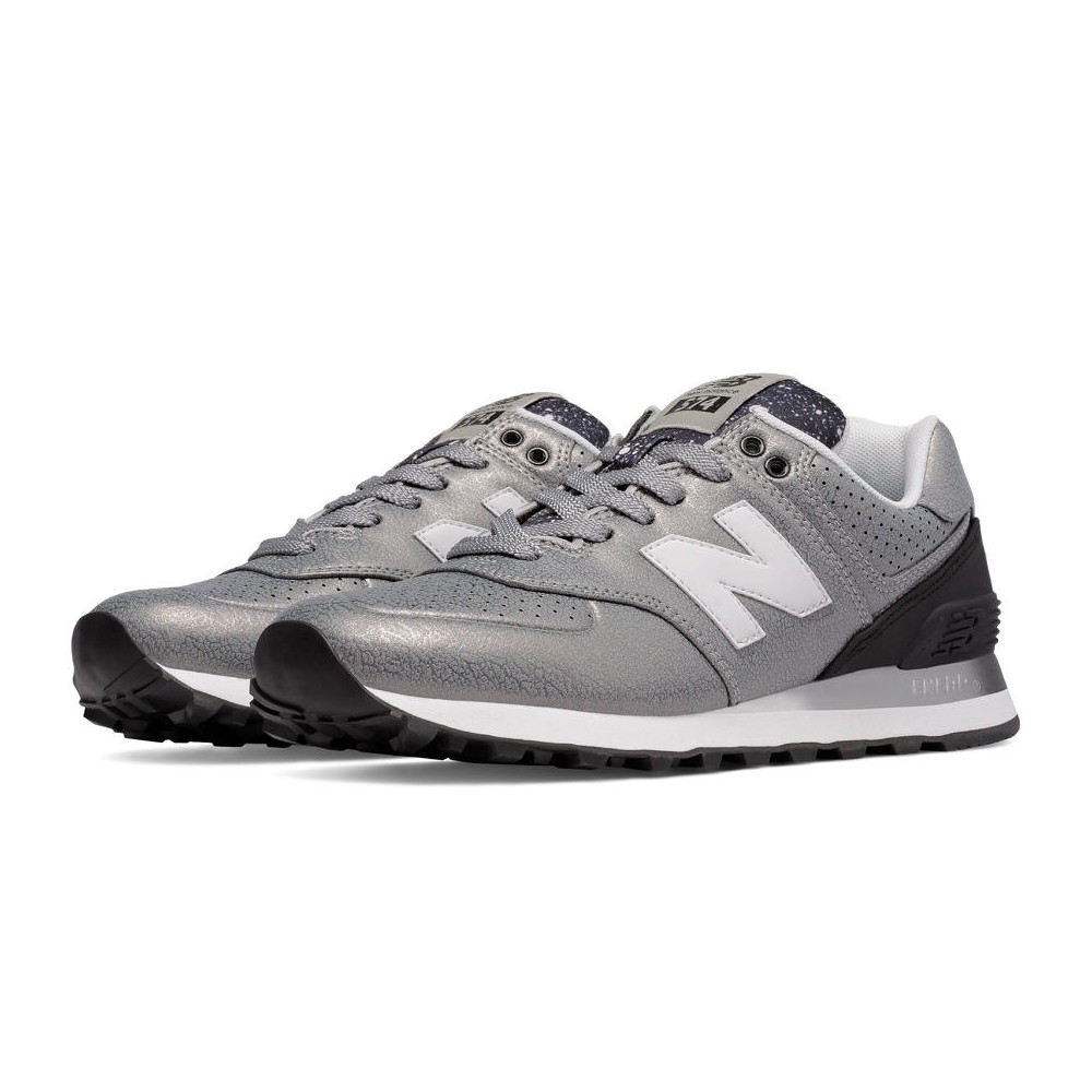 new balance 574 donna silver new balance 574 donna silver