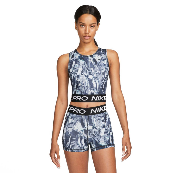 Nike Top Palestra Fantasia Aop Nero Donna
