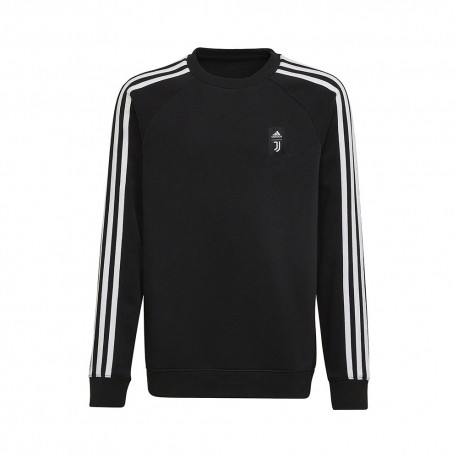 ADIDAS Felpa Calcio Kids Juve Cr Nero Bianco Bambino
